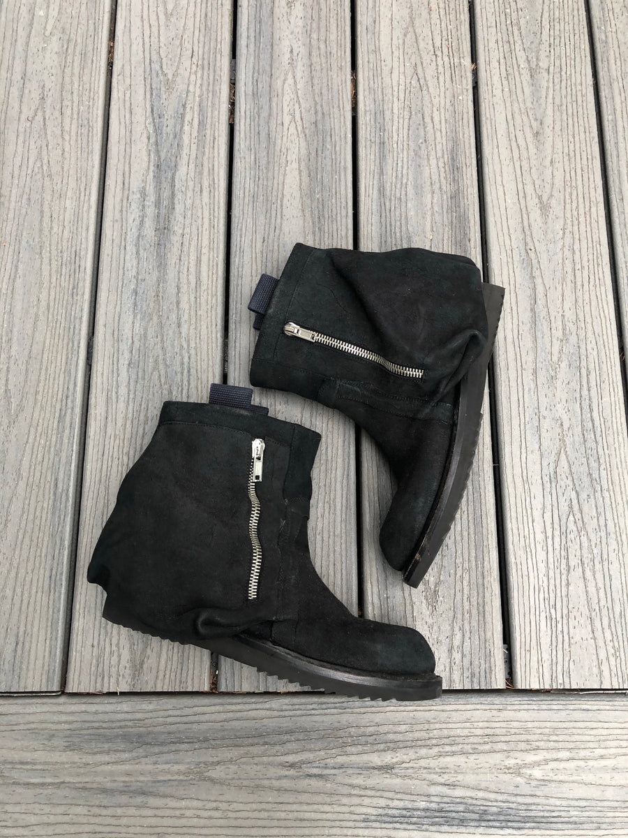 Rick Owens - 2012 “NASKA” SZ44 Desert engineer boot – Geocasket