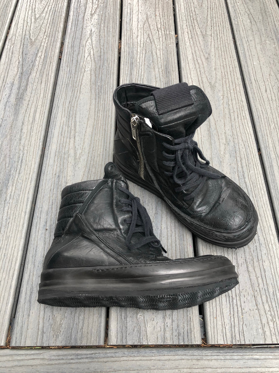 靴 FW10 Rick Owens Short Tongue Geobasket Rick owens short tongue geobasket 44 – Dusty Archive