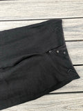 MA+ .925 sterling silver detailed raw hem pants