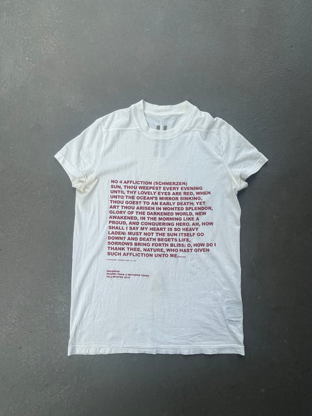 DRKSHDW - FW19 Affliction Poem Shirt